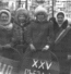 1976 Демонстрация 1 Мая.  Троцько Оксана, Сологубова Лена, Сикорская Наташа и Королева Ира